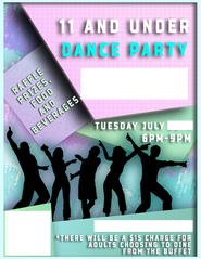 11&Under Dance Flyer
